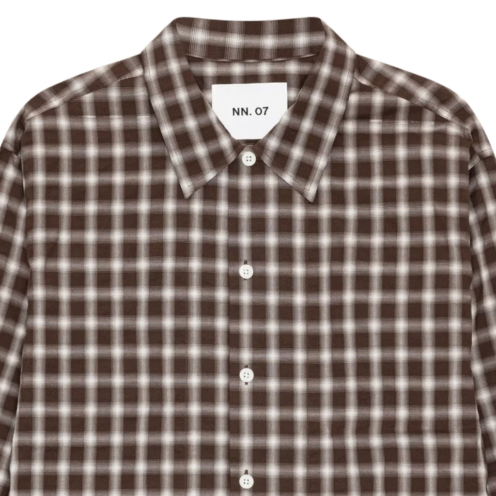 NN07 Reed Overshirt - Brown Check