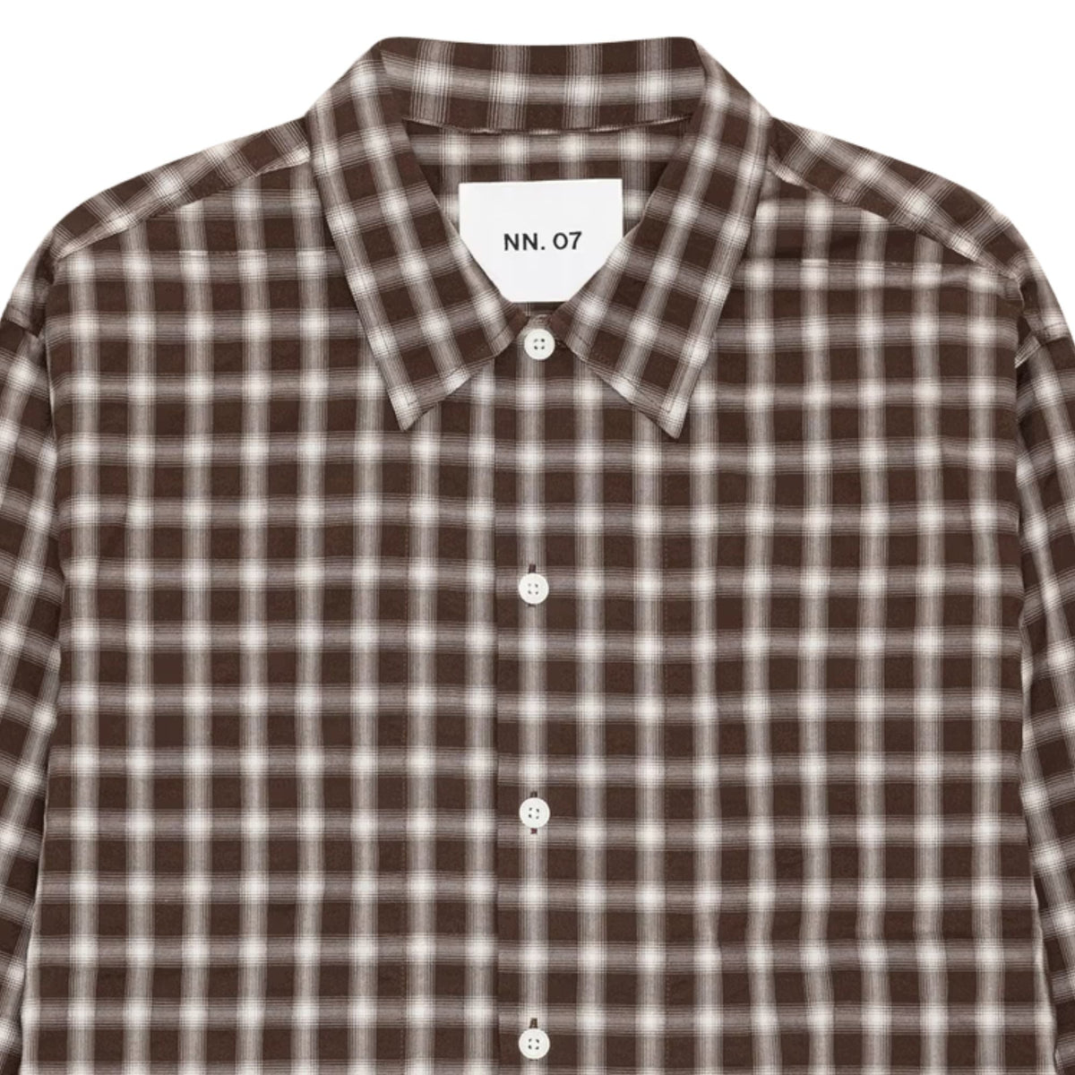 NN07 Reed Overshirt - Brown Check