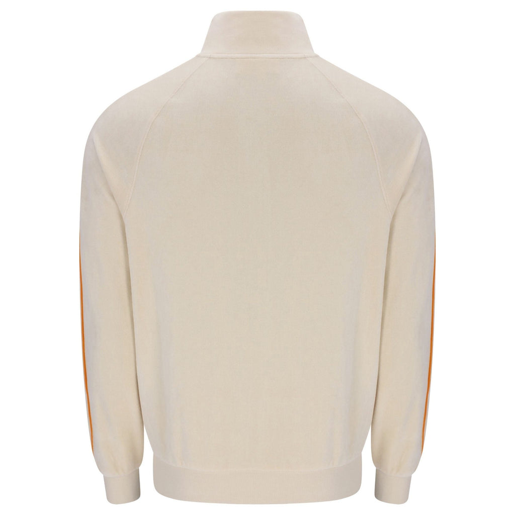 Sergio Tacchini Tasso Velour Track Top - Sandshell