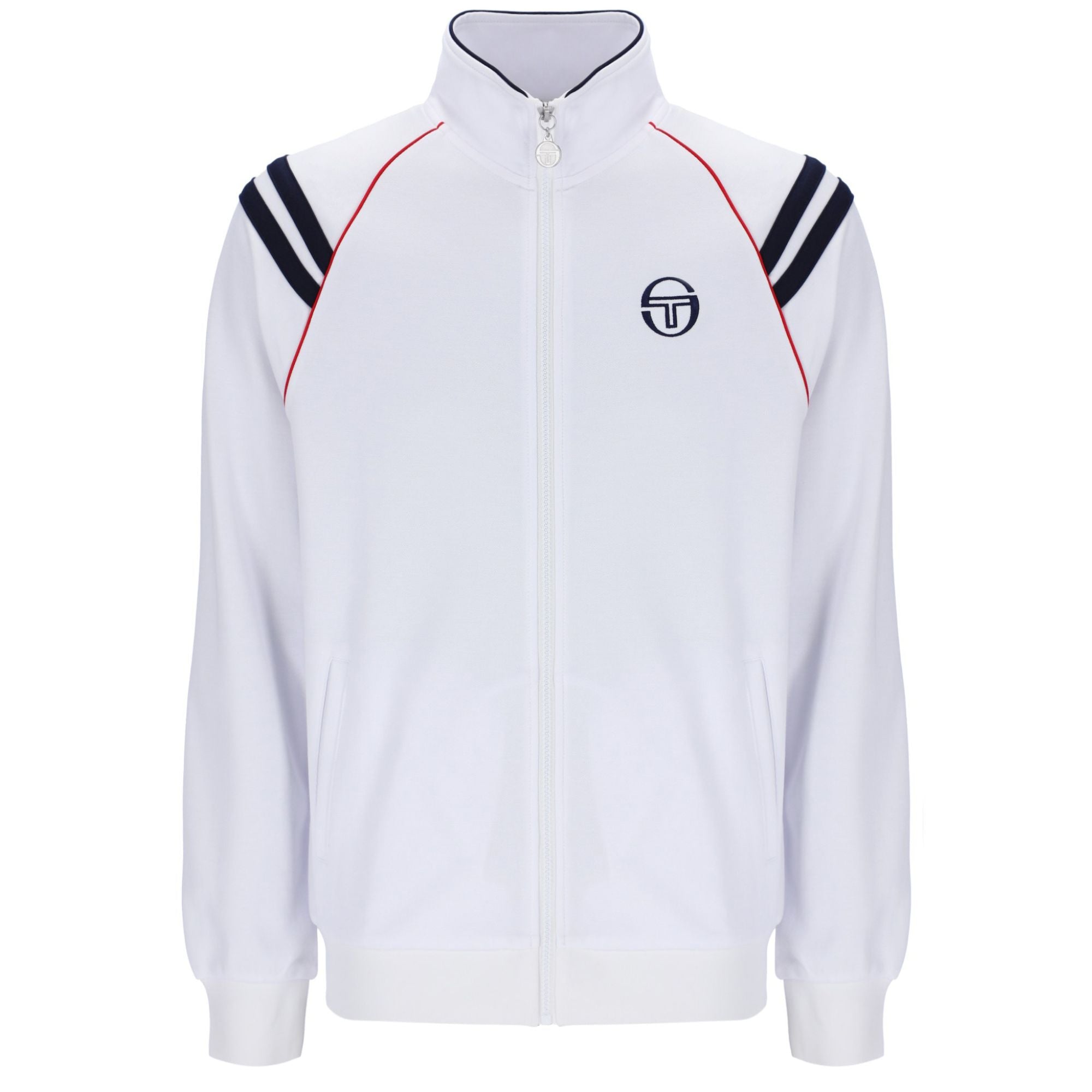 Sergio Tacchini New Cortona Track Top - White/Blue