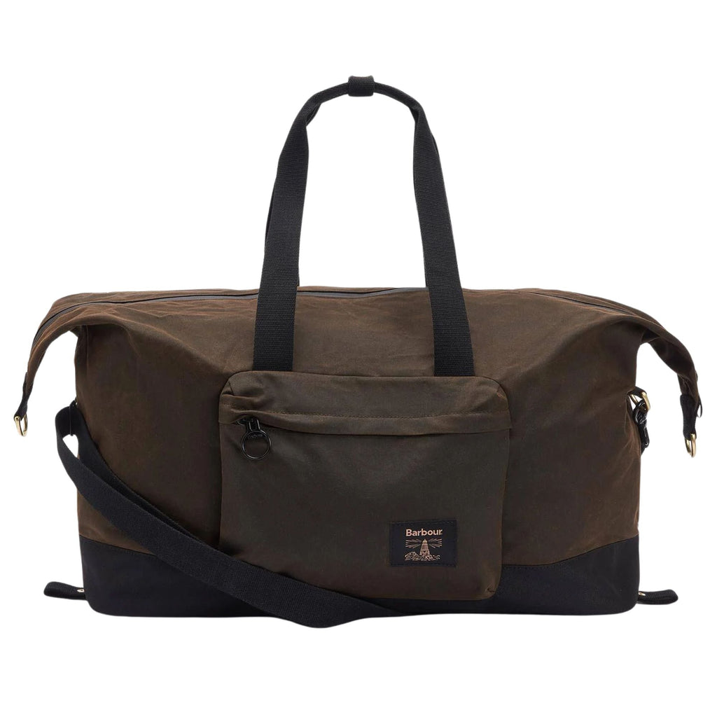 Barbour Field Wax Holdall - Olive/Black
