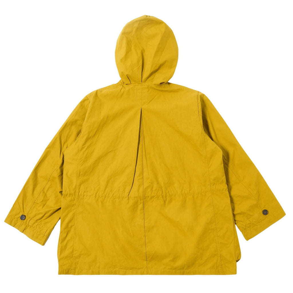 Universal Works British Wax Cotton Boston Parka - Yellow