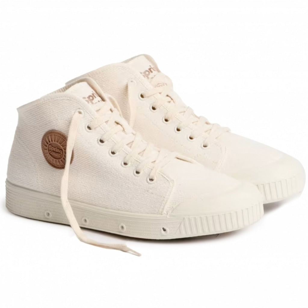 Spring Court Vintage B2 Cotton Twill Shoes - Off White