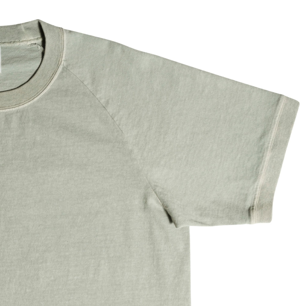 Velva Sheen Raglan Short Sleeve Crew Neck T-Shirt - Grey