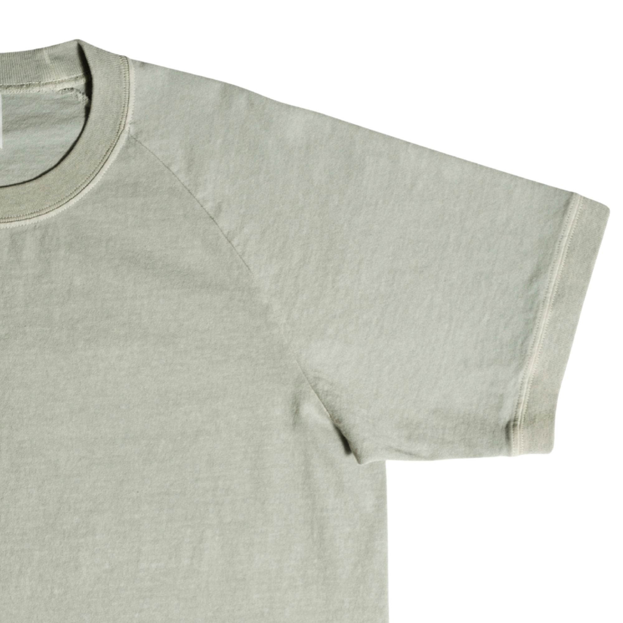 Velva Sheen Raglan Short Sleeve Crew Neck T-Shirt - Grey