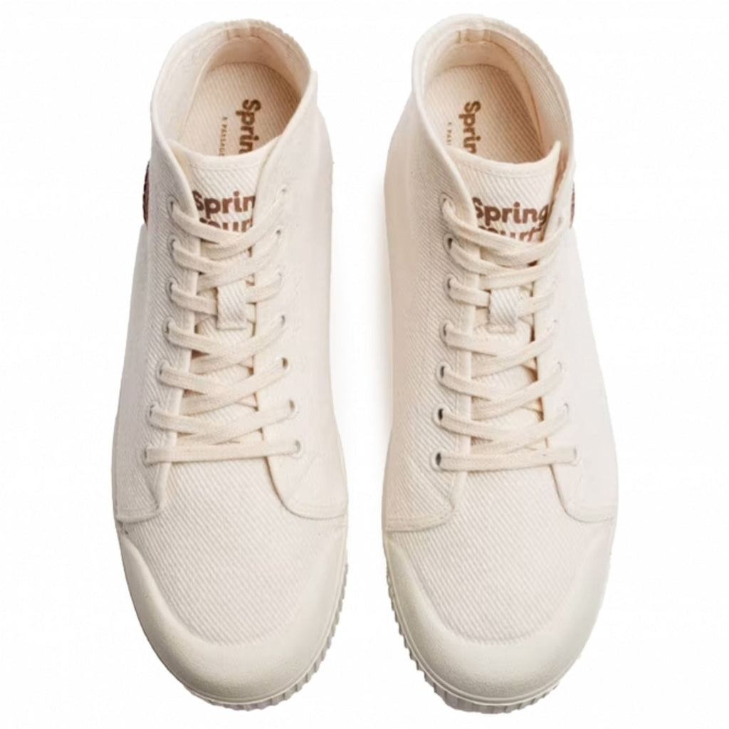Spring Court Vintage B2 Cotton Twill Shoes - Off White