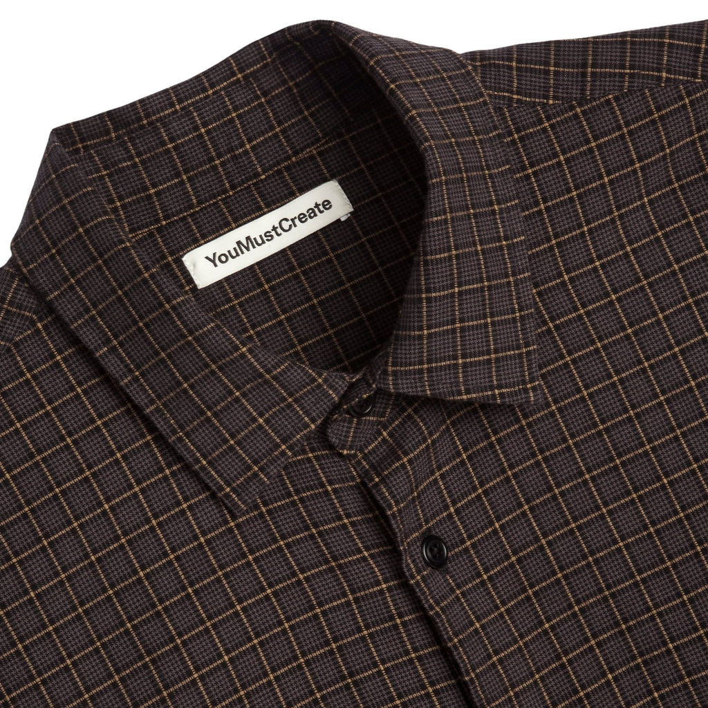YMC Curtis Shirt - Grey Multi