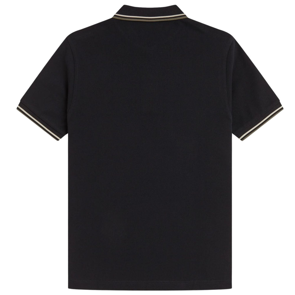 Fred Perry M3600 Twin Tipped Shirt - Black
