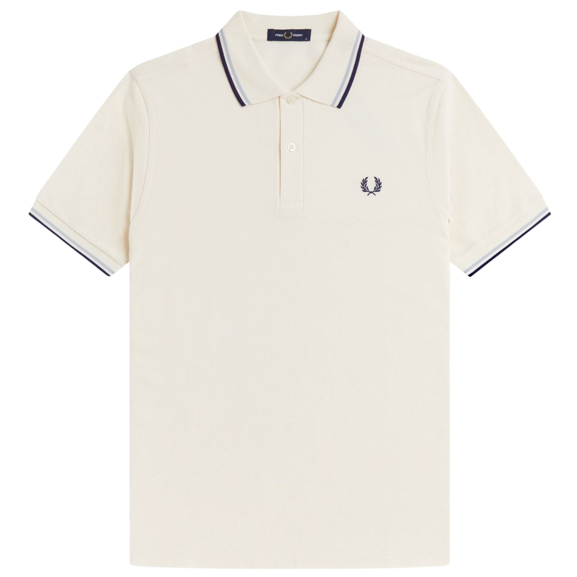 Fred Perry M3600 Twin Tipped Shirt - Ecru