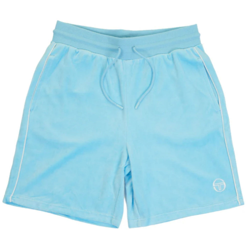 Sergio Tacchini Tasso Velour Short - Baltic Sea