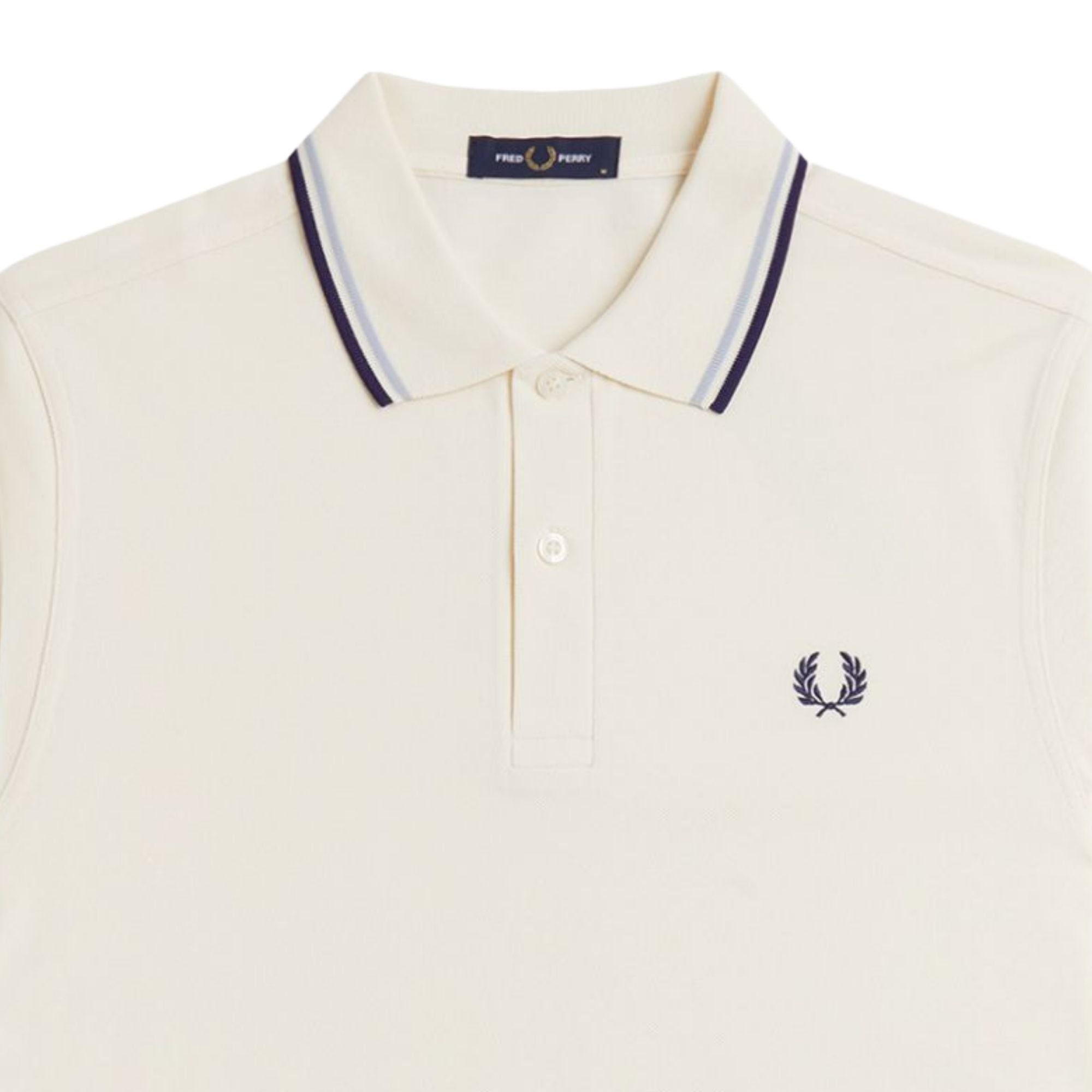 Fred Perry M3600 Twin Tipped Shirt - Ecru