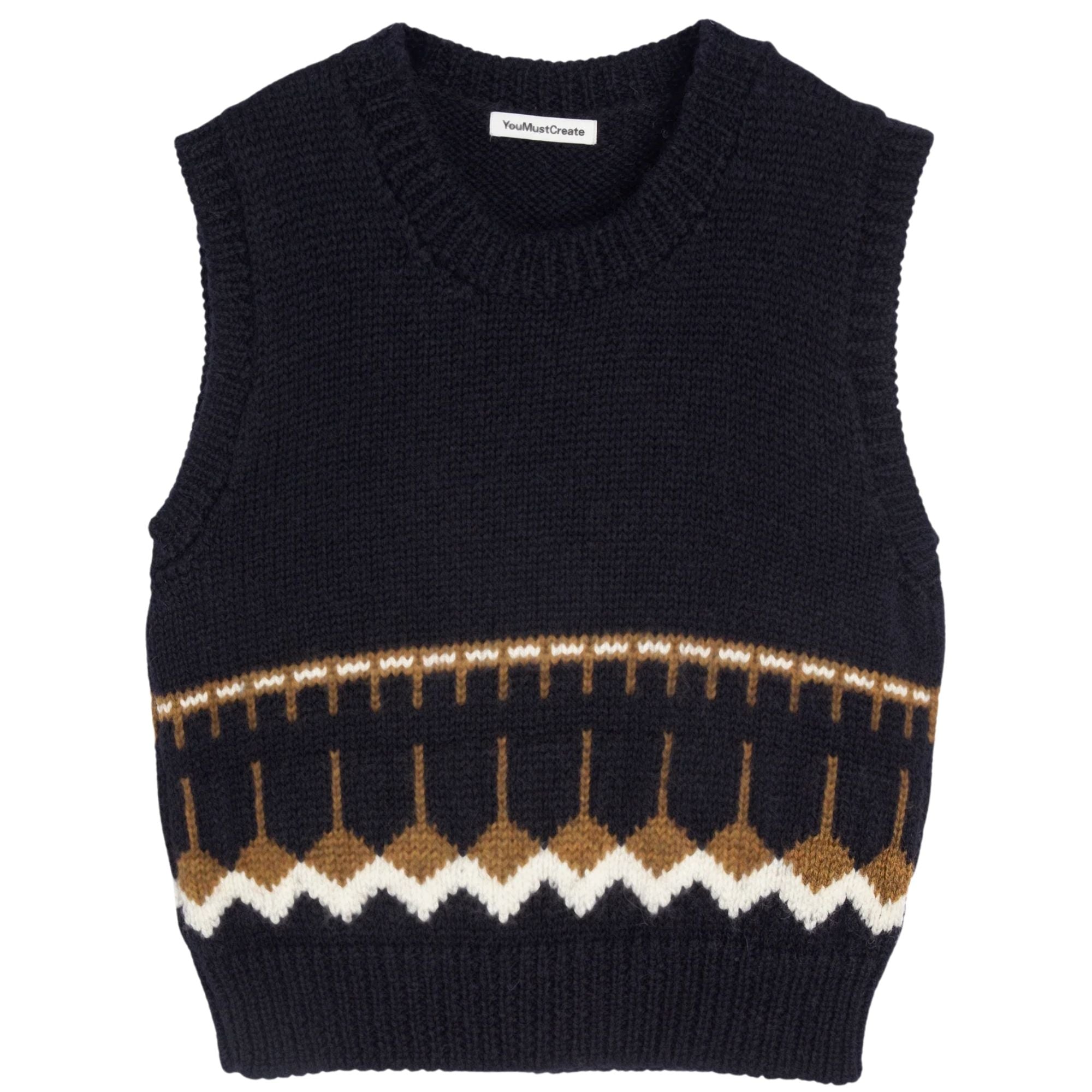 YMC Coda Knit Vest - Navy