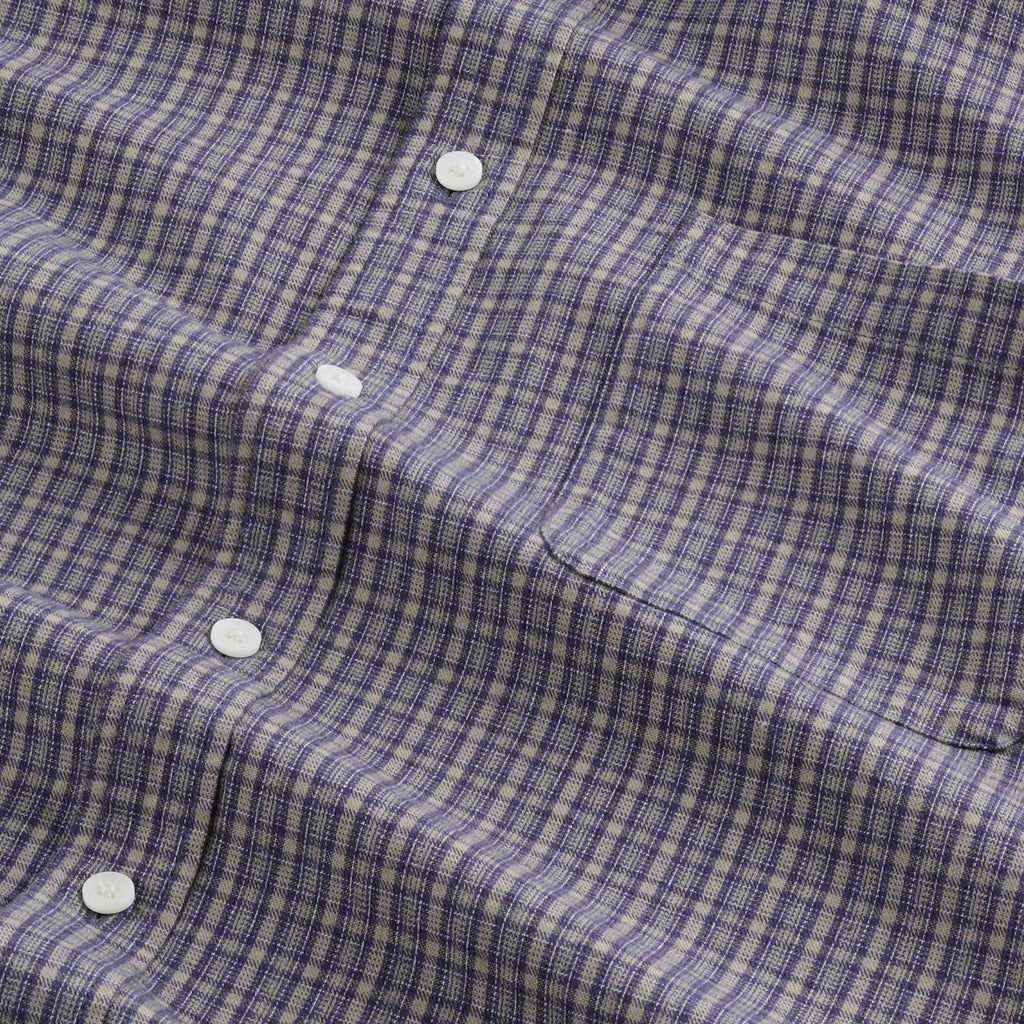 NN07 Deon Shirt - Indigo Check