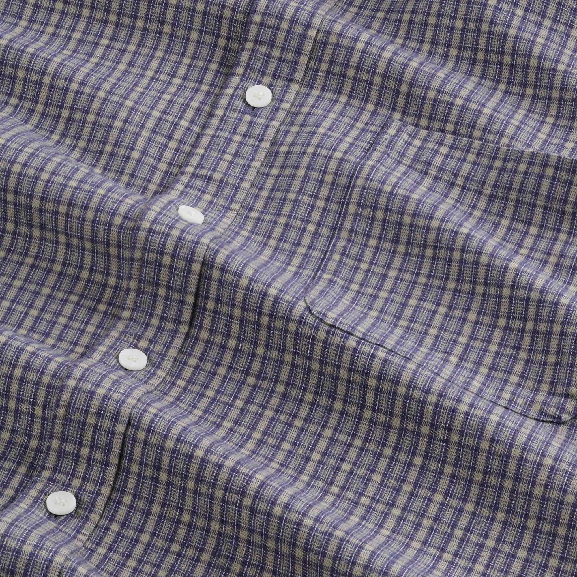NN07 Deon Shirt - Indigo Check