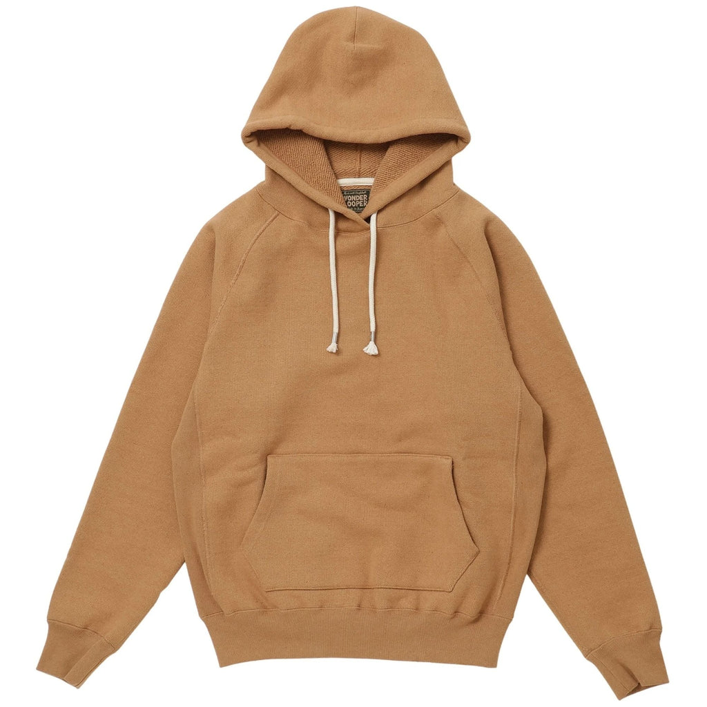 Wonder Looper Double Heavyweight French Terry Foxfibre Pullover Hoodie - Brown