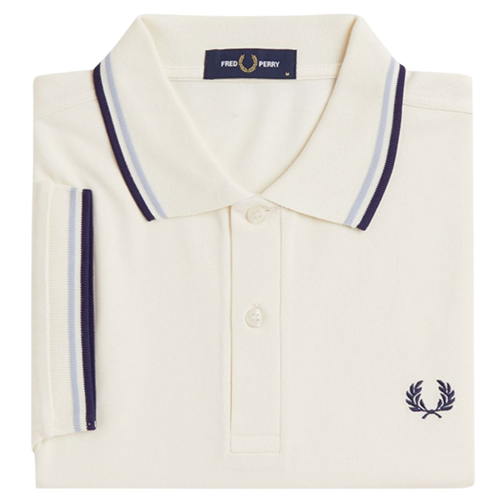 Fred Perry M3600 Twin Tipped Shirt - Ecru