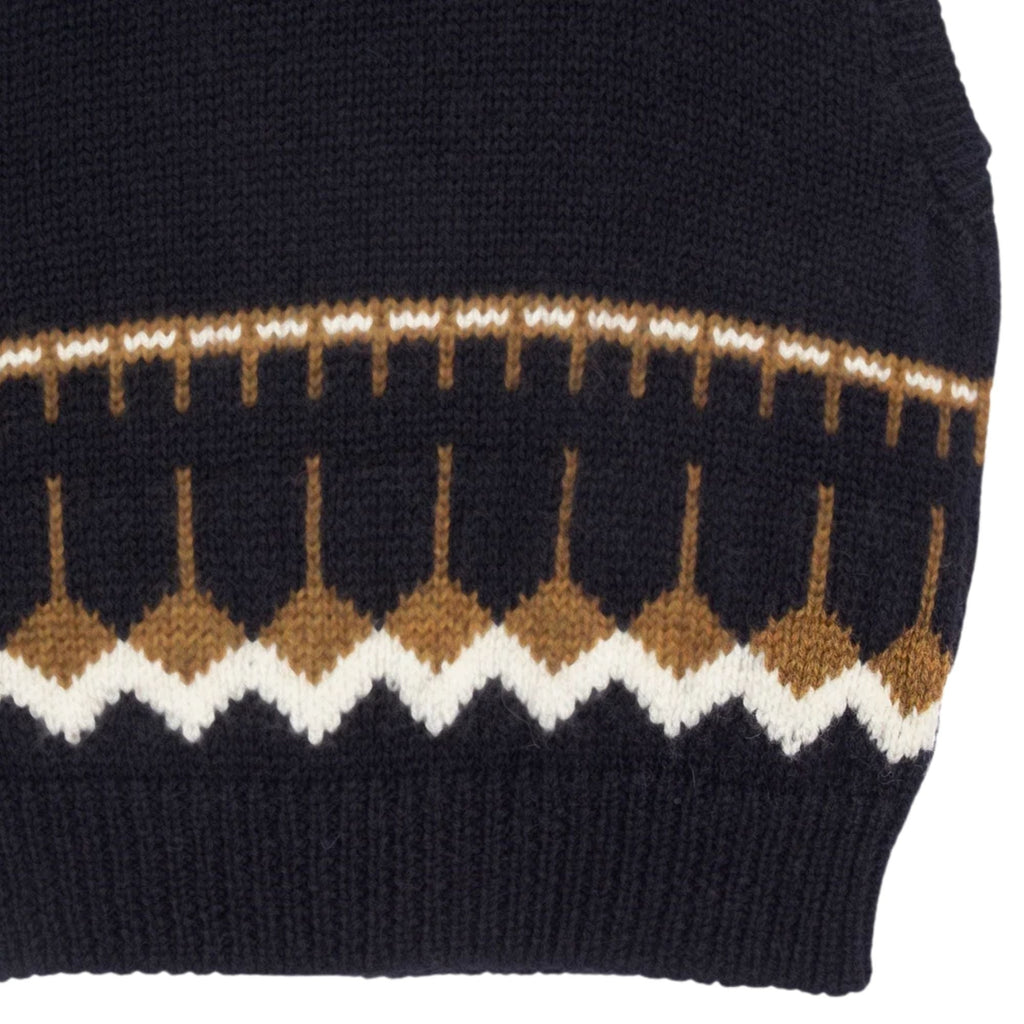 YMC Coda Knit Vest - Navy