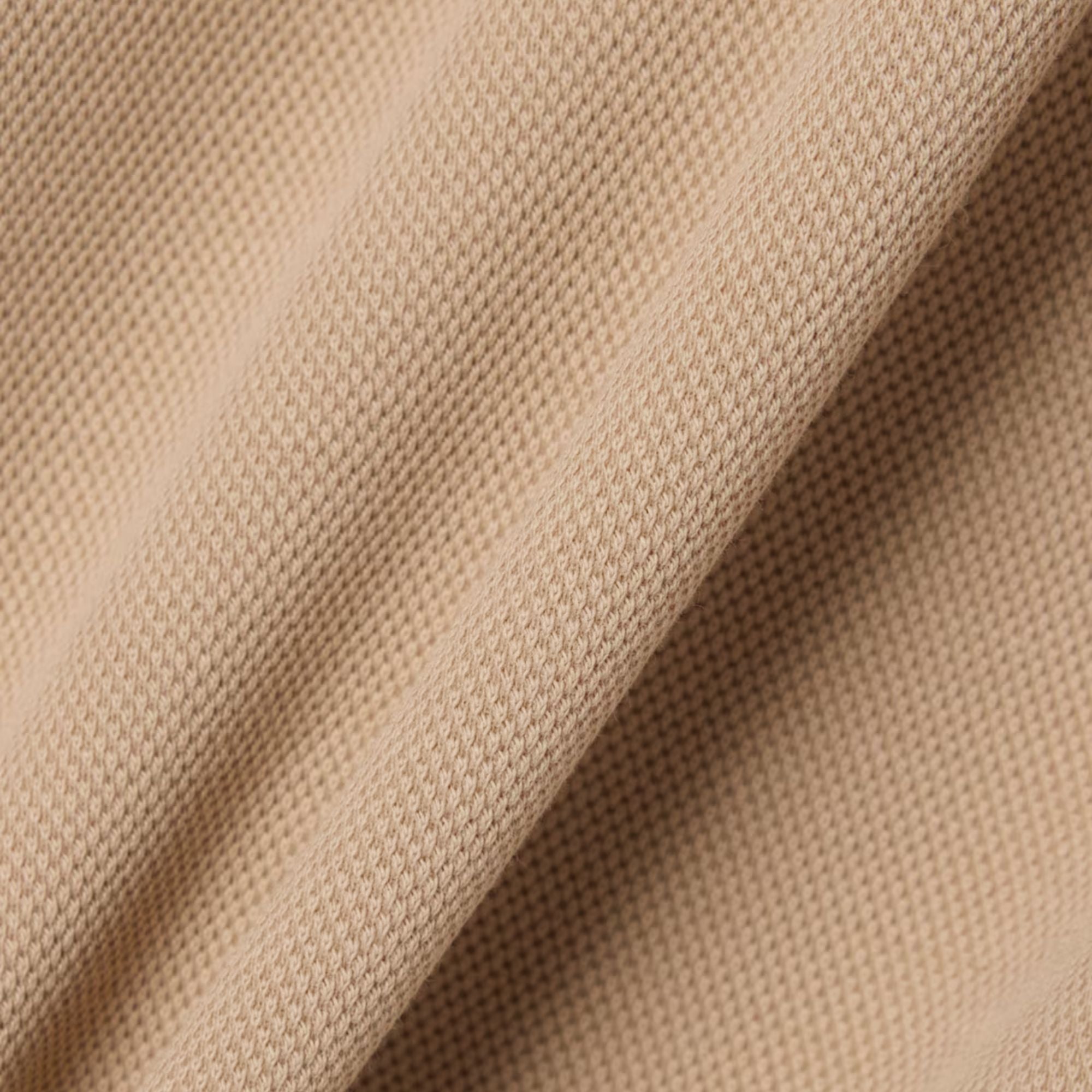 Lacoste Polo Collar Piqué Sweatshirt - Beige