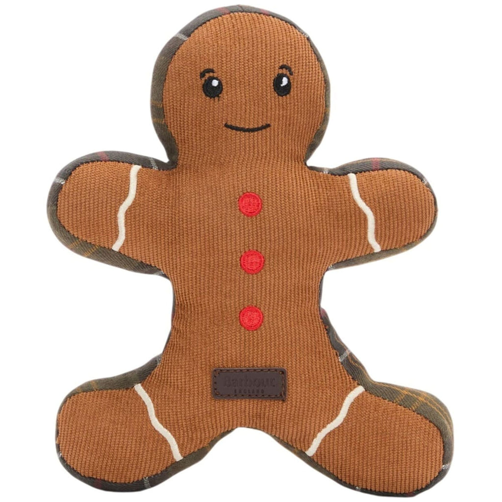 Barbour Gingerbread Man Dog Toy - Brown