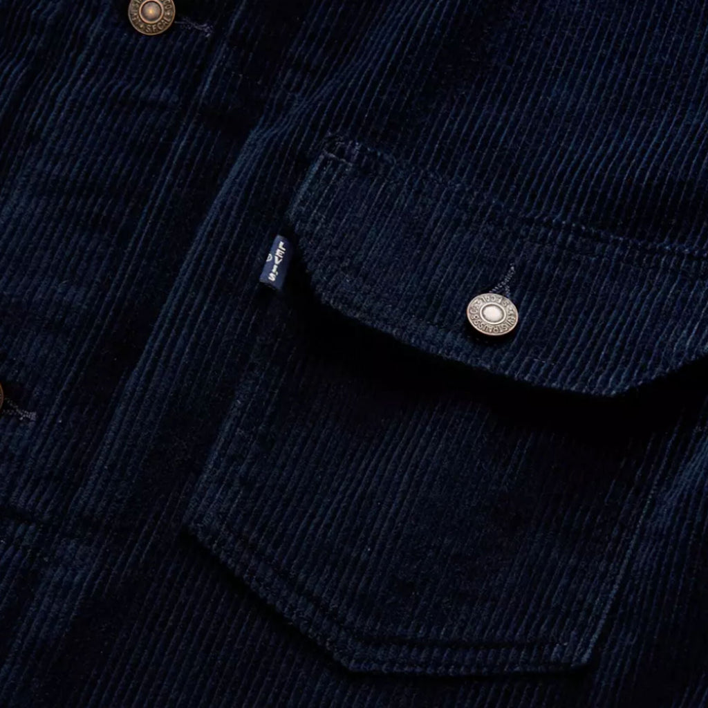Levi's Blue Tab Type I Corduroy Trucker Jacket - Night Sky