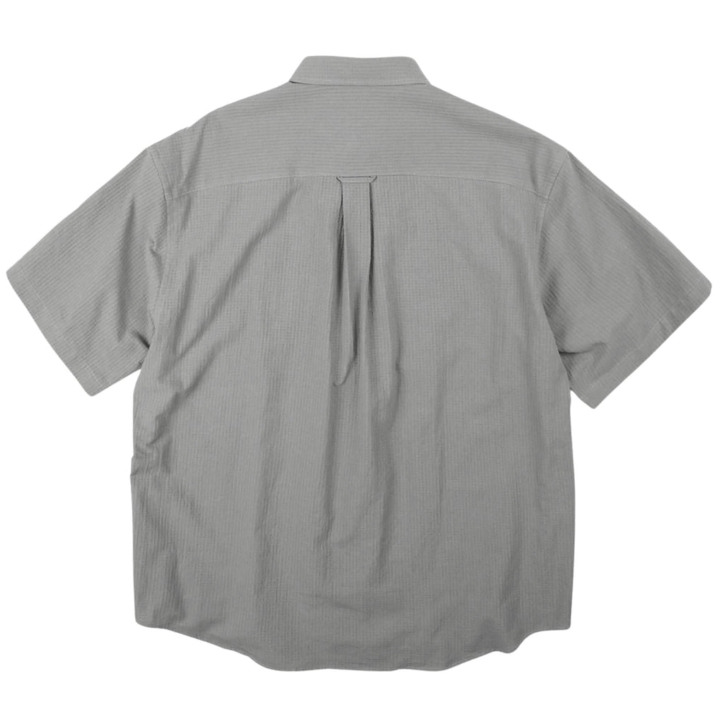 FrizmWORKS OG Dobby Weave Seersucker Half Shirt - Grey