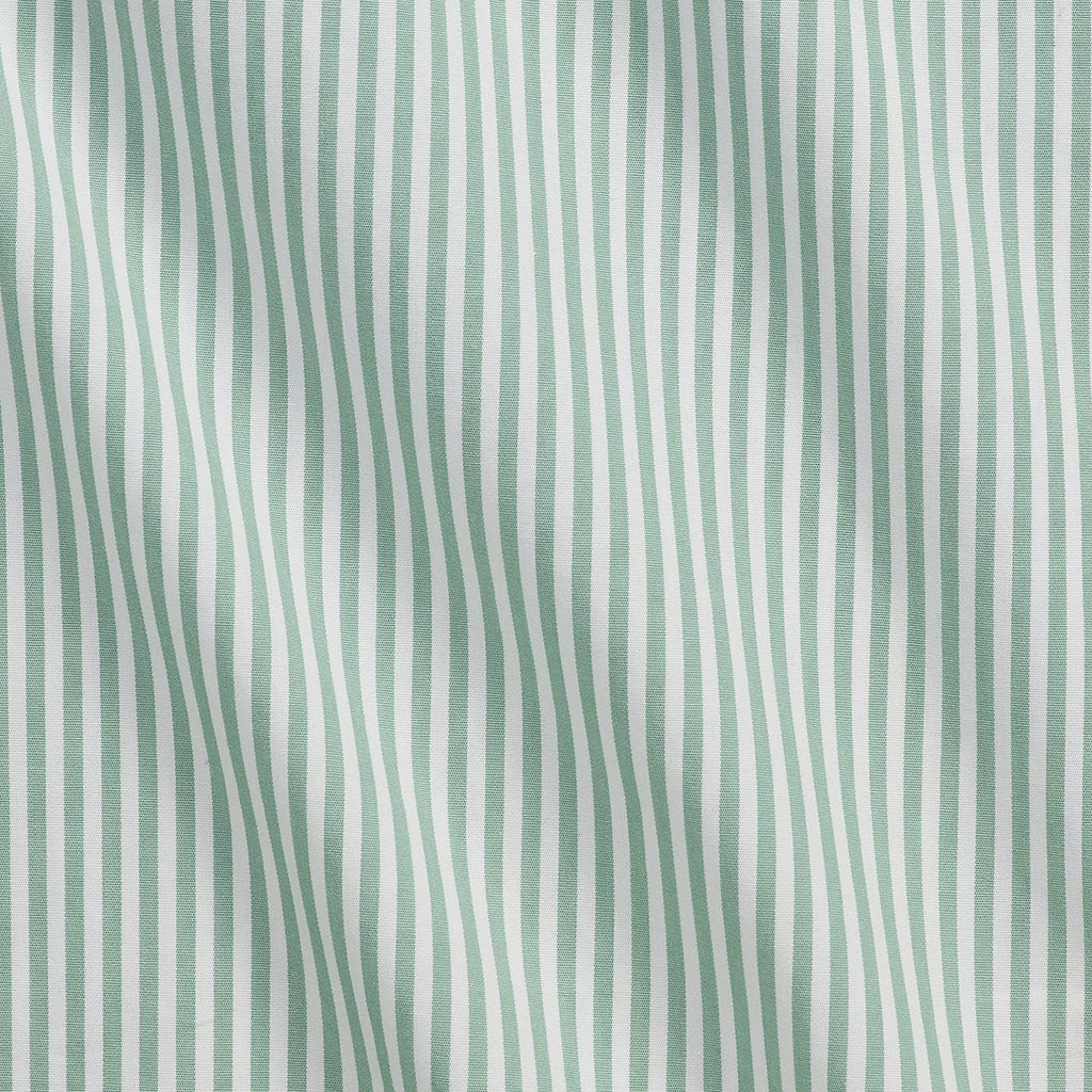 Polo Ralph Lauren Custom Fit Striped Stretch Poplin Shirt - Faded Mint/White