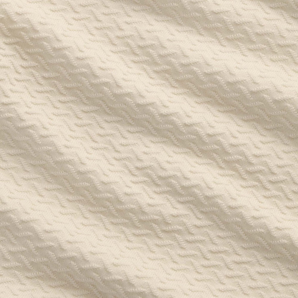 NN07 Paul Textured Stitch Polo - Ivory