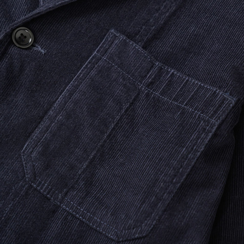Service Works Fine Cord Server Suit Jacket - Dark Navy