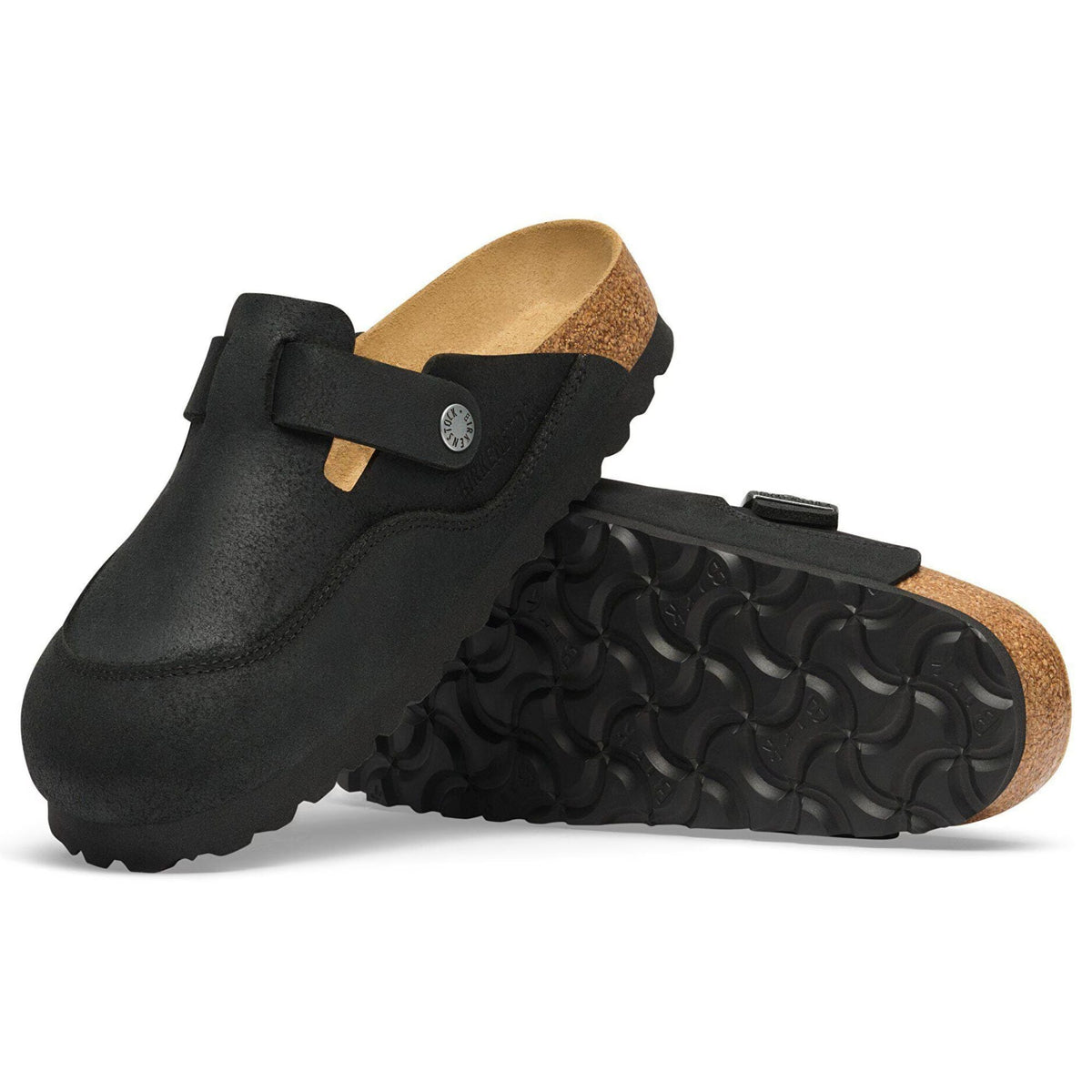Birkenstock Boston Nova Basecamp Shoes - Black