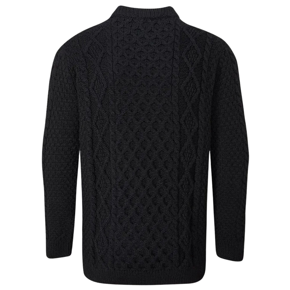 Gloverall Aran Jumper - Black