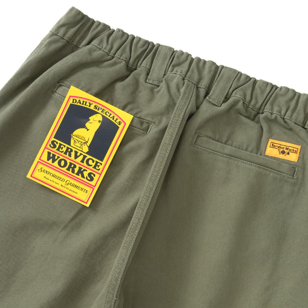 Service Works Twill Waiter Pants - Olive