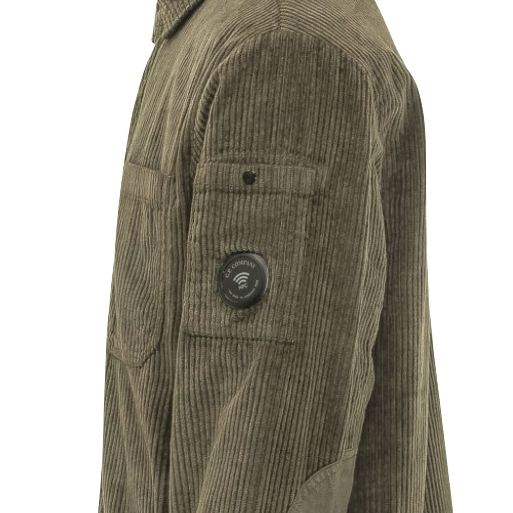 C.P Company Lens-detail Corduroy Shirt - Fallen Rock