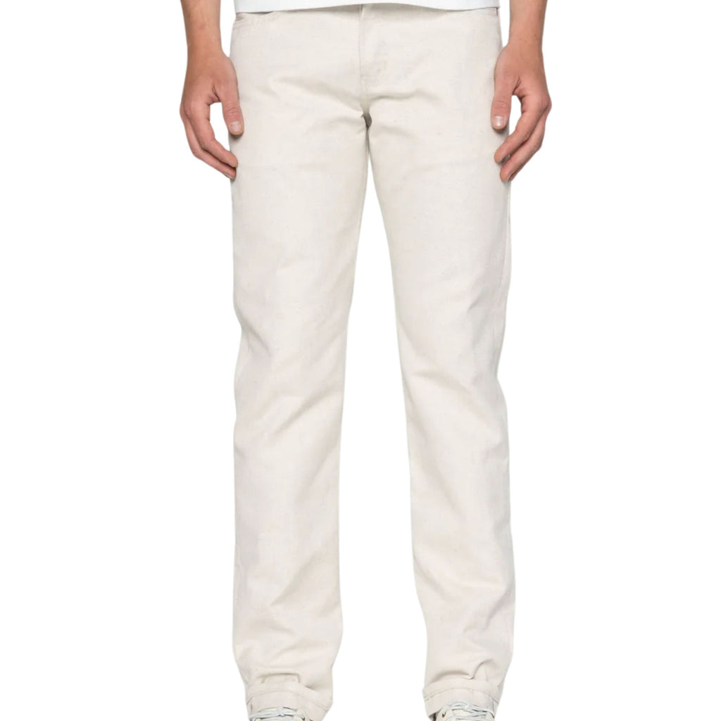 Naked and Famous Denim Weird Guy Tabi Selvedge - Off White