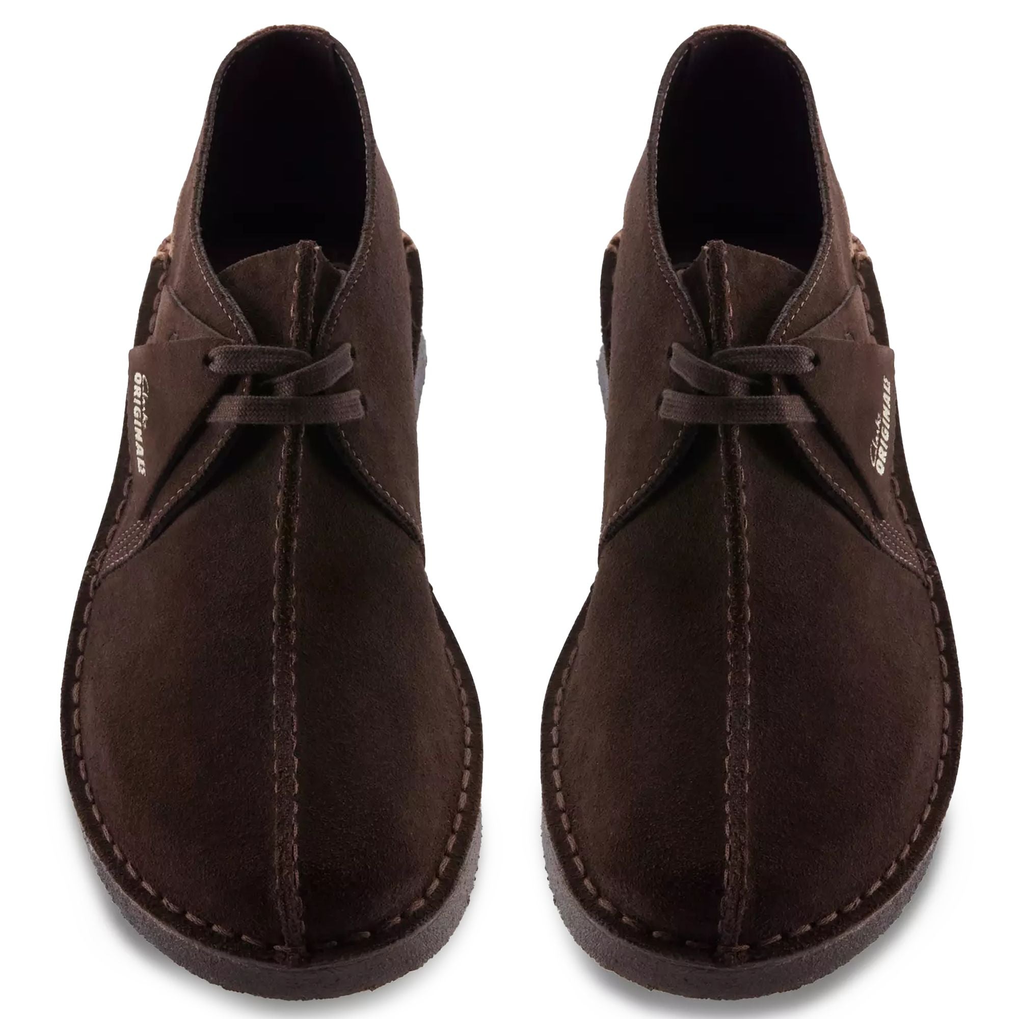 Clarks Originals Desert Trek Shoes - Dark Brown