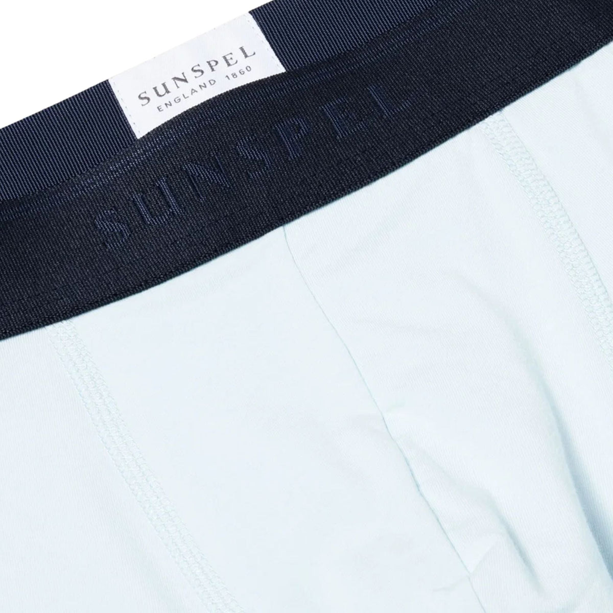 Sunspel Stretch Cotton Boxer Briefs - Light Blue