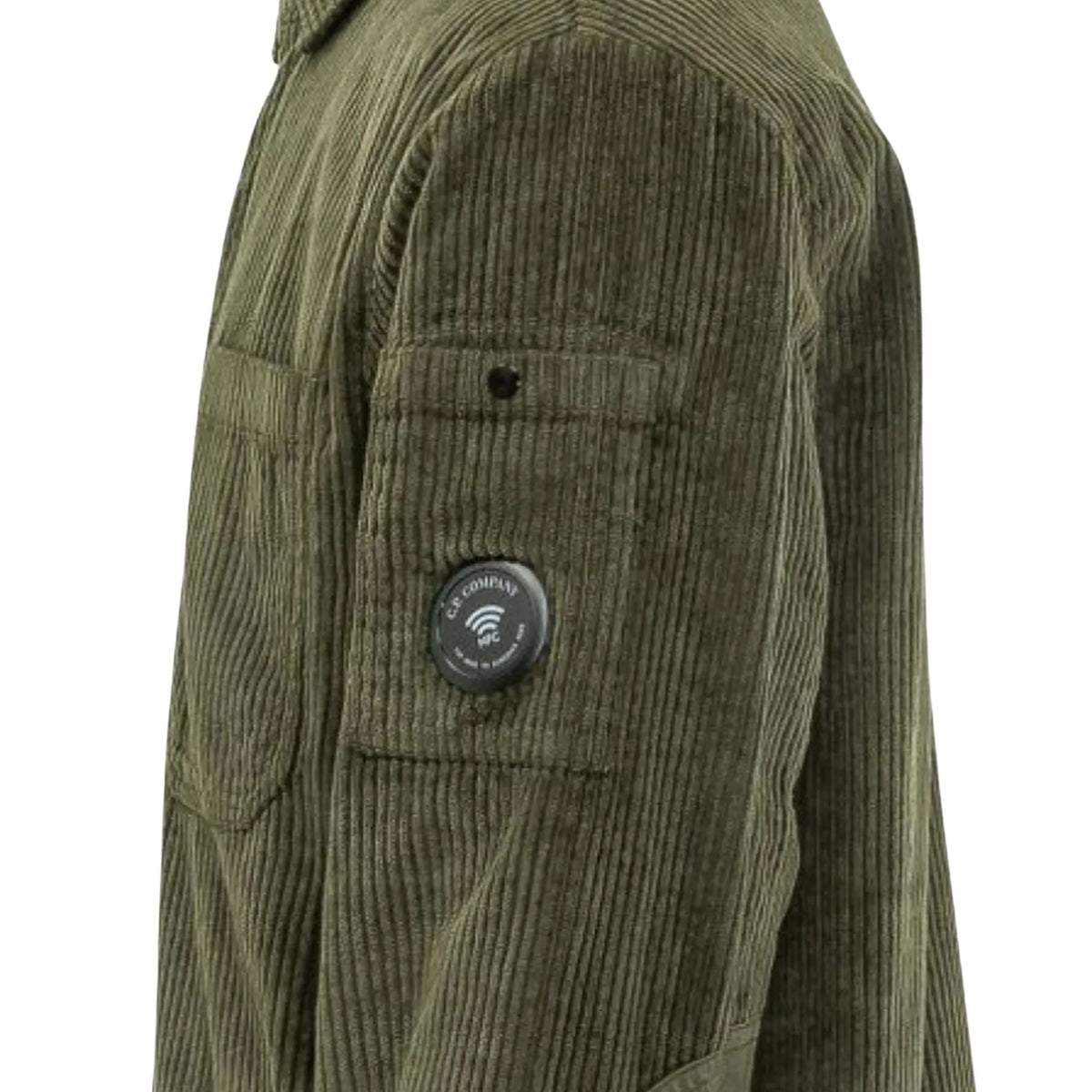 C.P Company Lens-detail Corduroy Shirt - Ivy Green