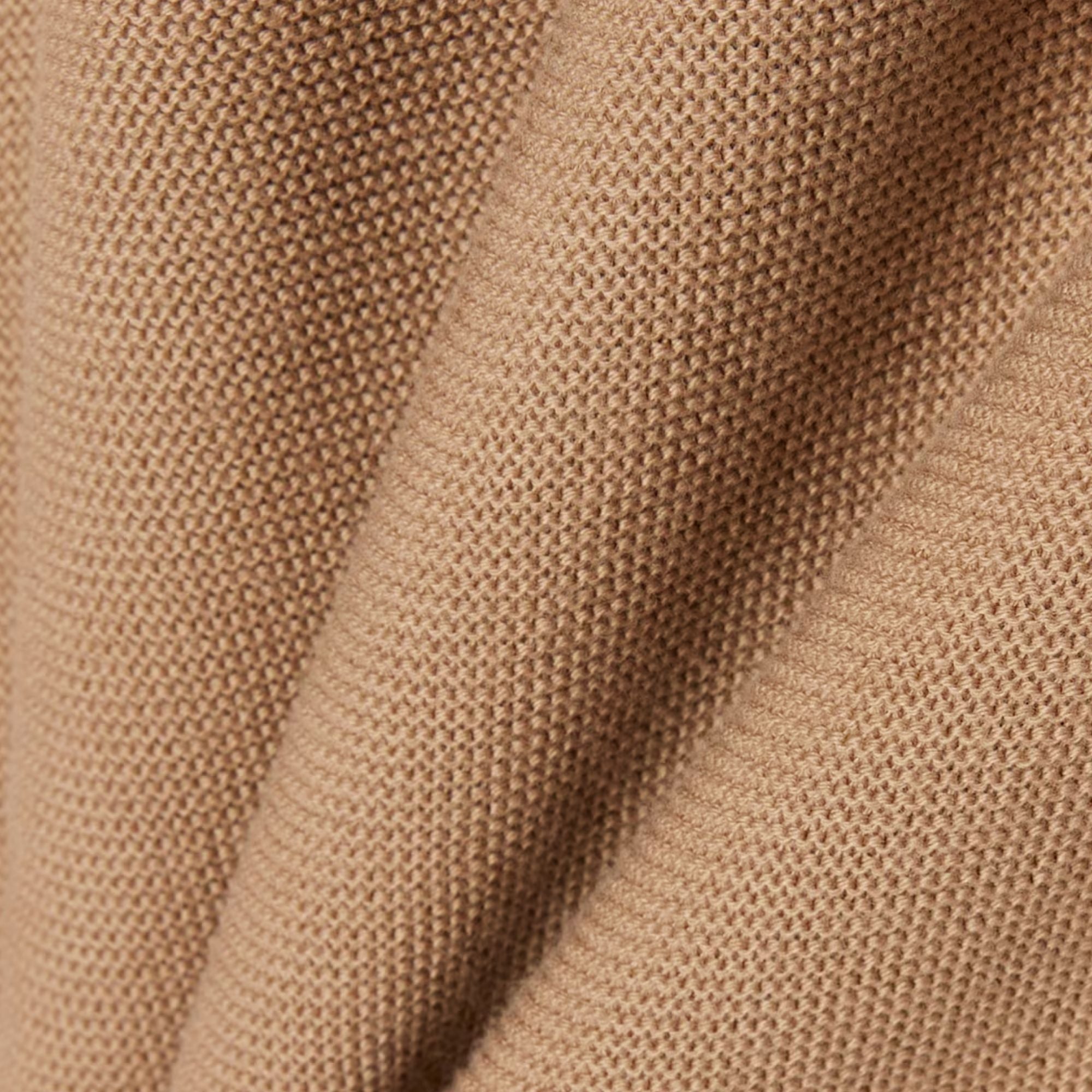 Lacoste Classic Fit Long Sleeved Knitted Polo Shirt - Brown