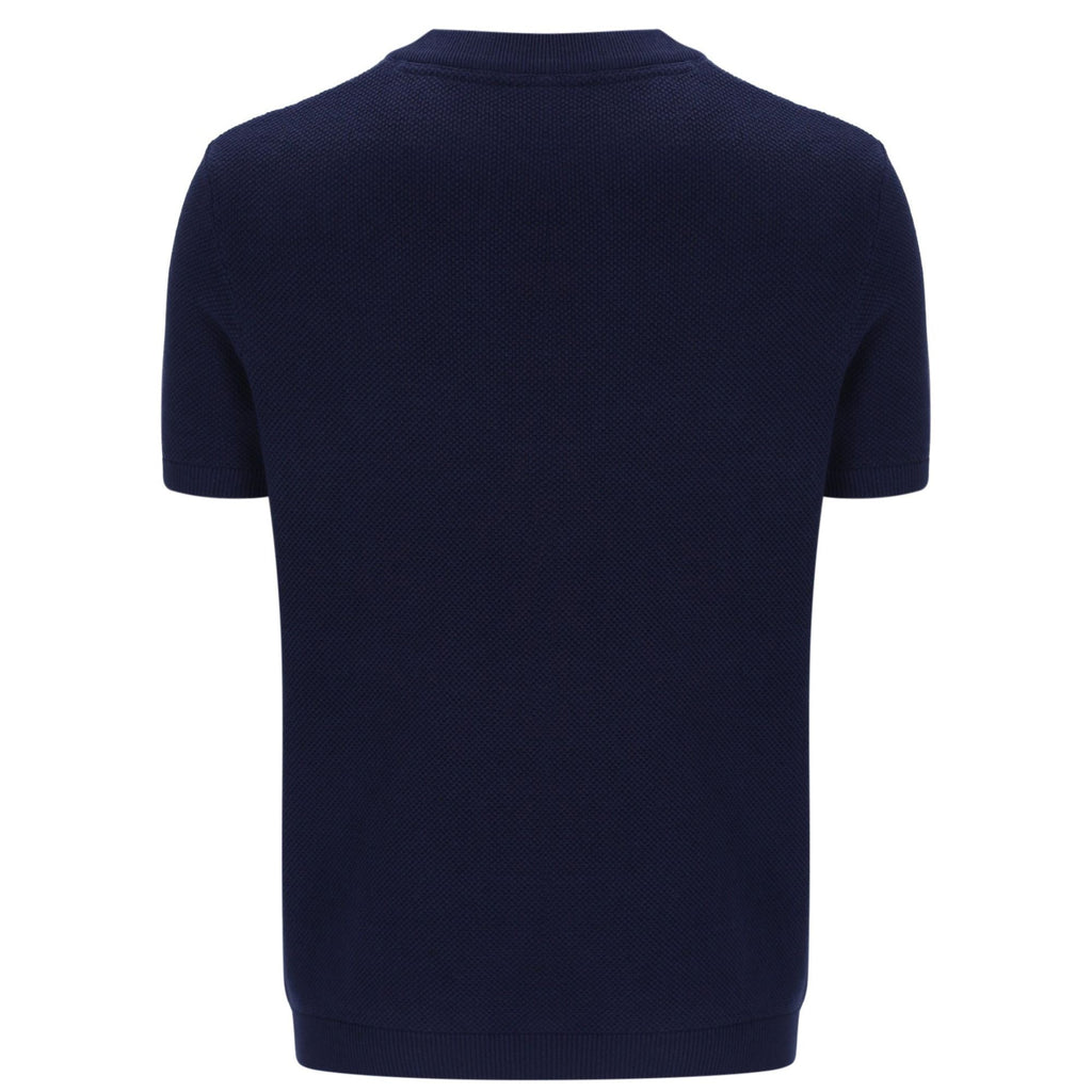Fila Vintage Gerardo Knitted T-Shirt - Fila Navy