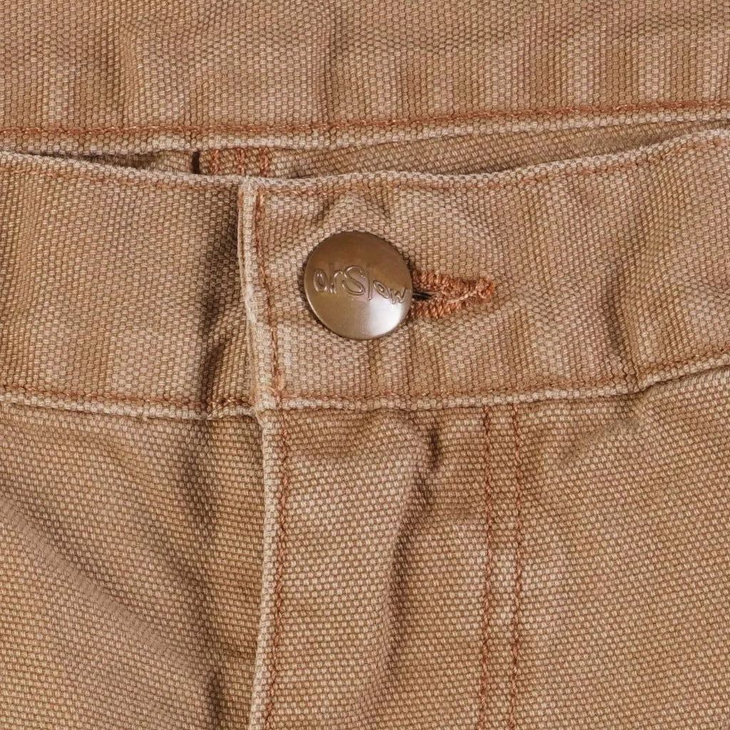 OrSlow Straight-Leg Cotton-Canvas Trousers - Brown
