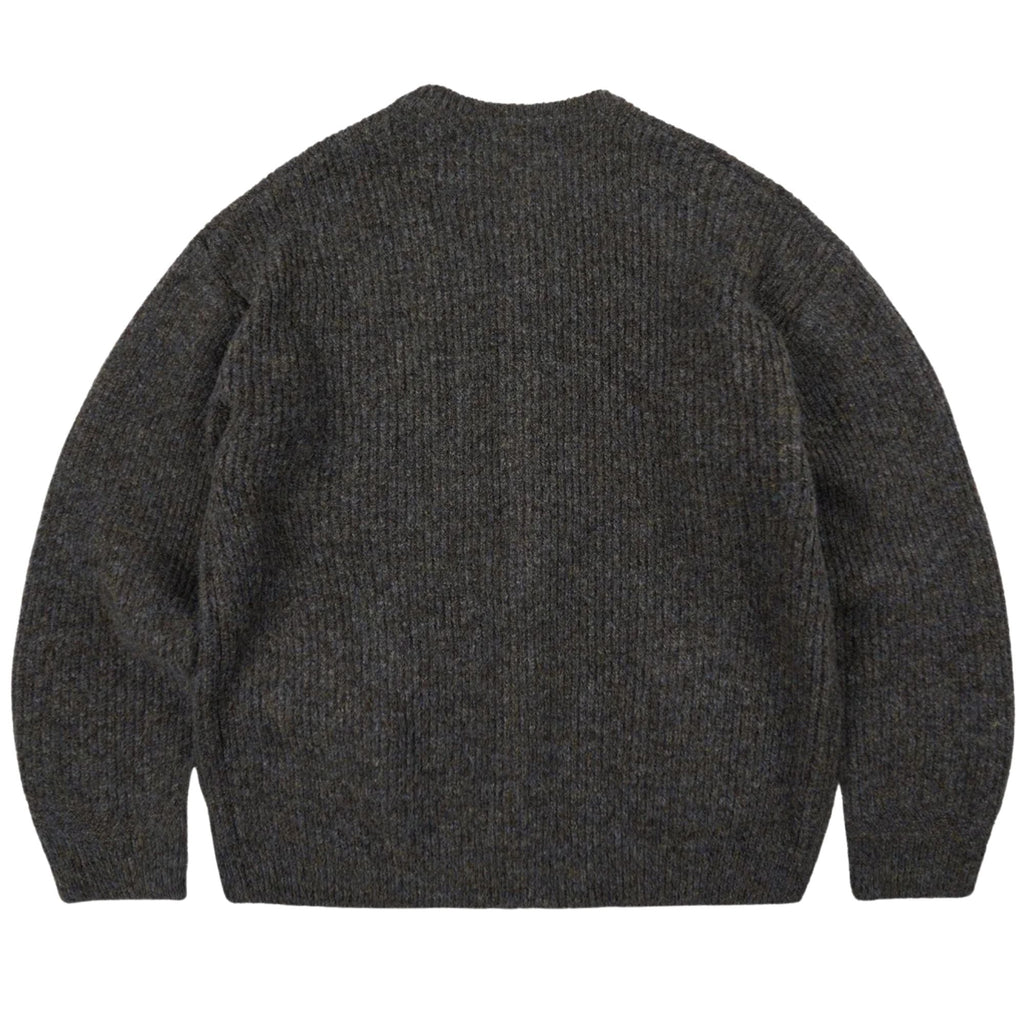 Frizmworks Brushed Wool Round Cardigan - Brown