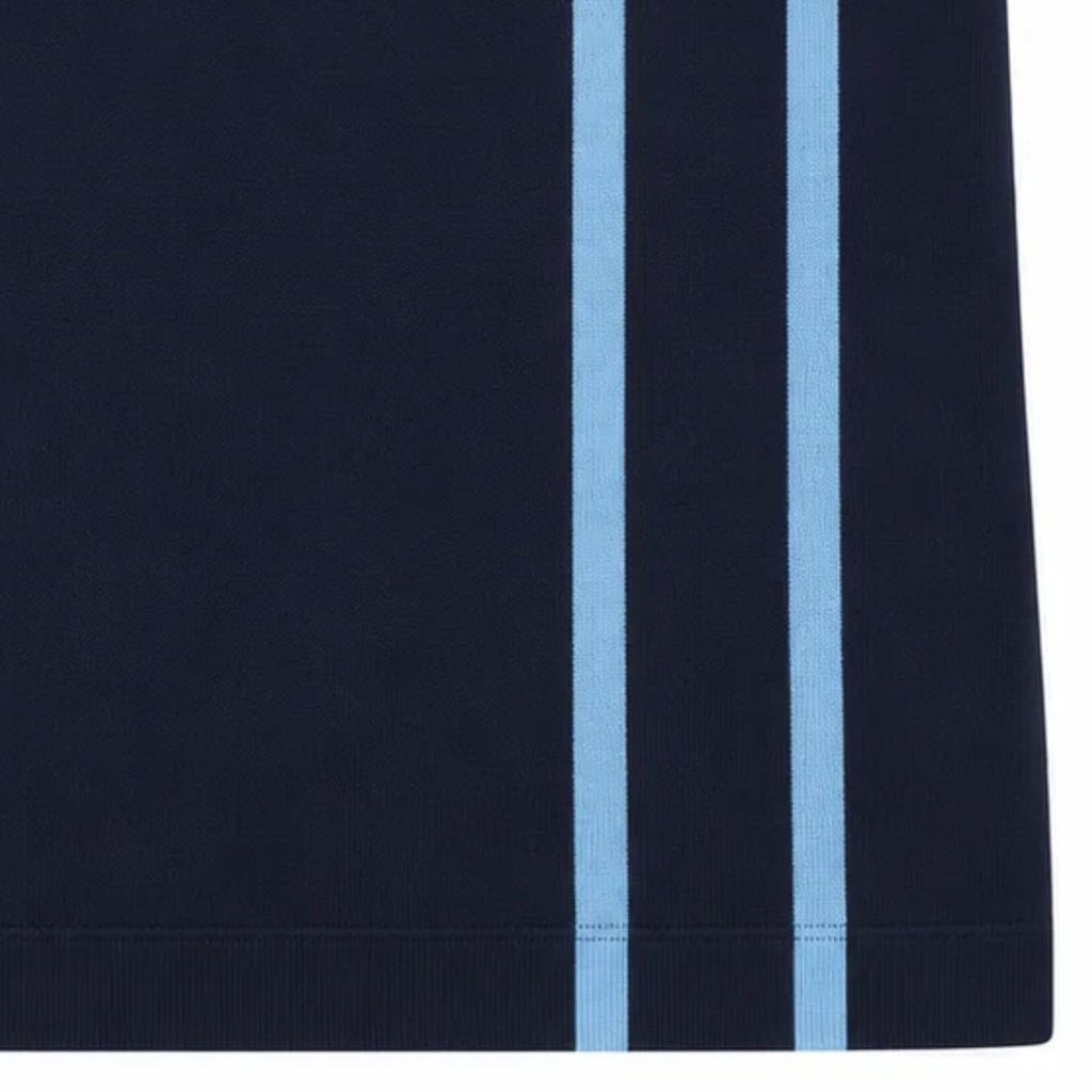 Gabicci Vintage Beckenham Short Sleeve Knit Polo - Navy