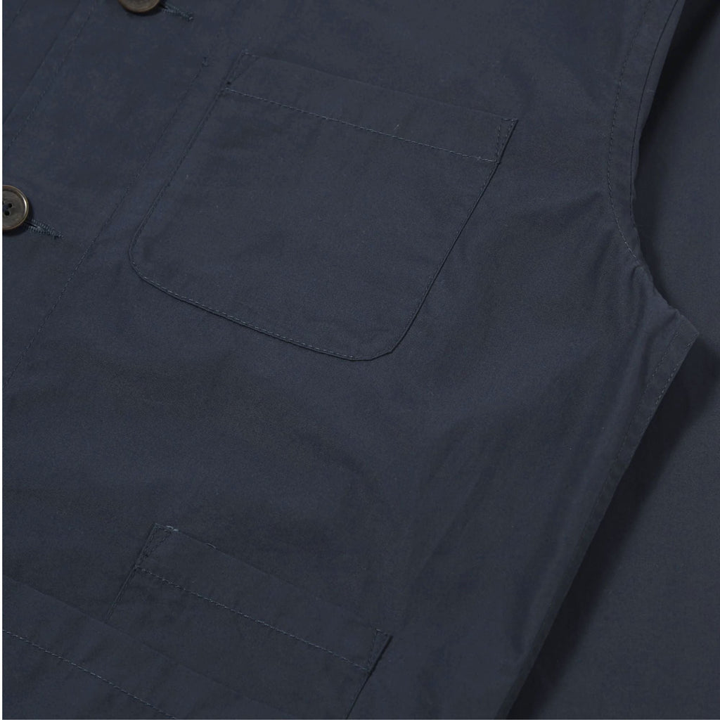 Universal Works Bakers Overshirt - Navy
