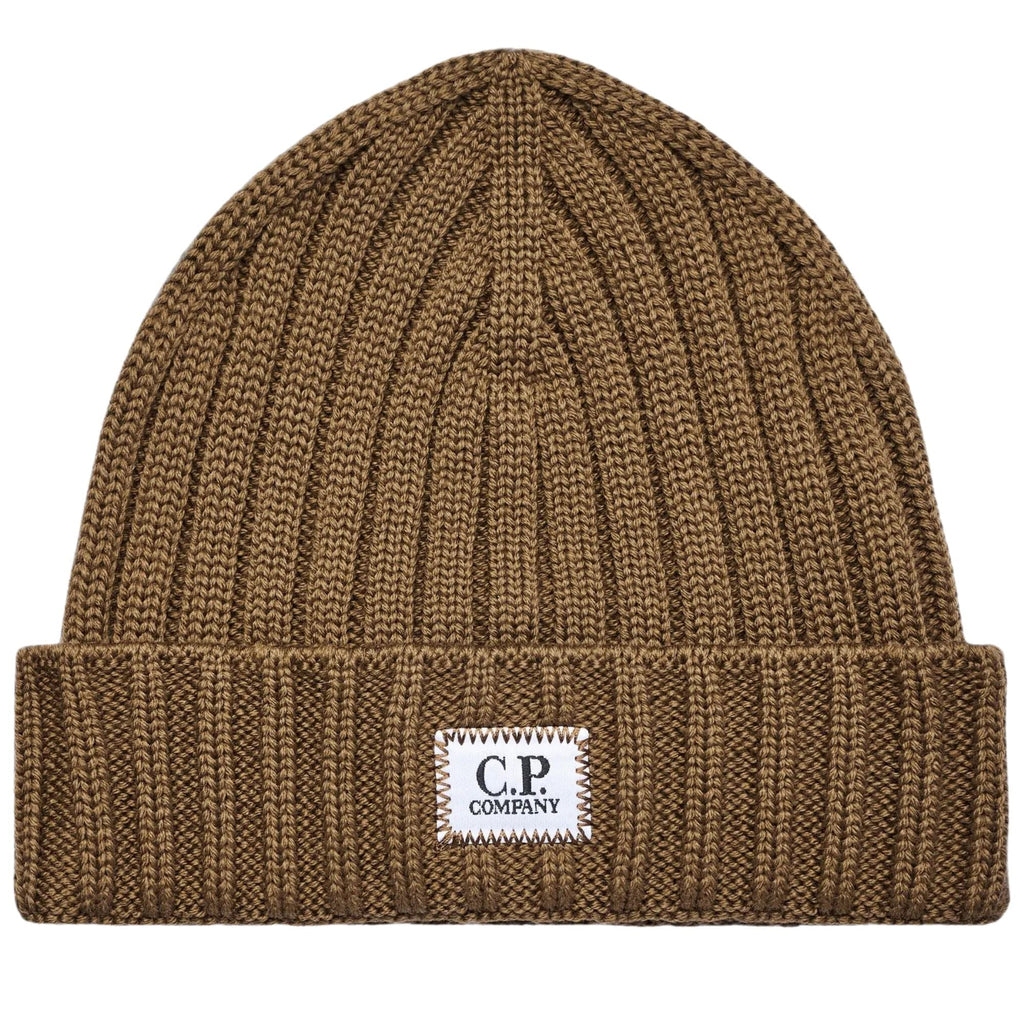 C.P Company Extrafine Merino Wool Knit Cap - Ermine