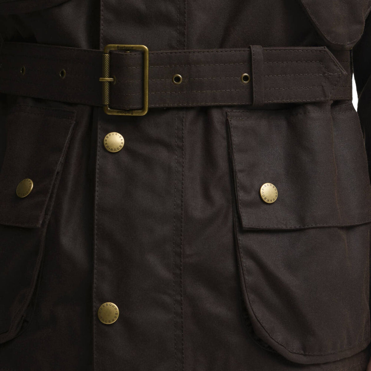 Barbour International Original Wax Jacket - Black Oak