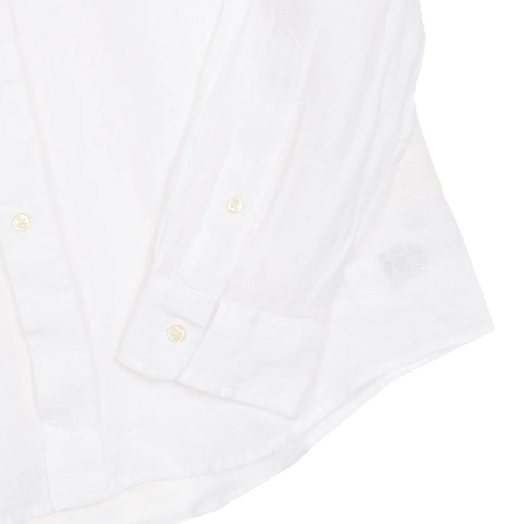 Polo Ralph Lauren Custom Fit Linen Shirt - White