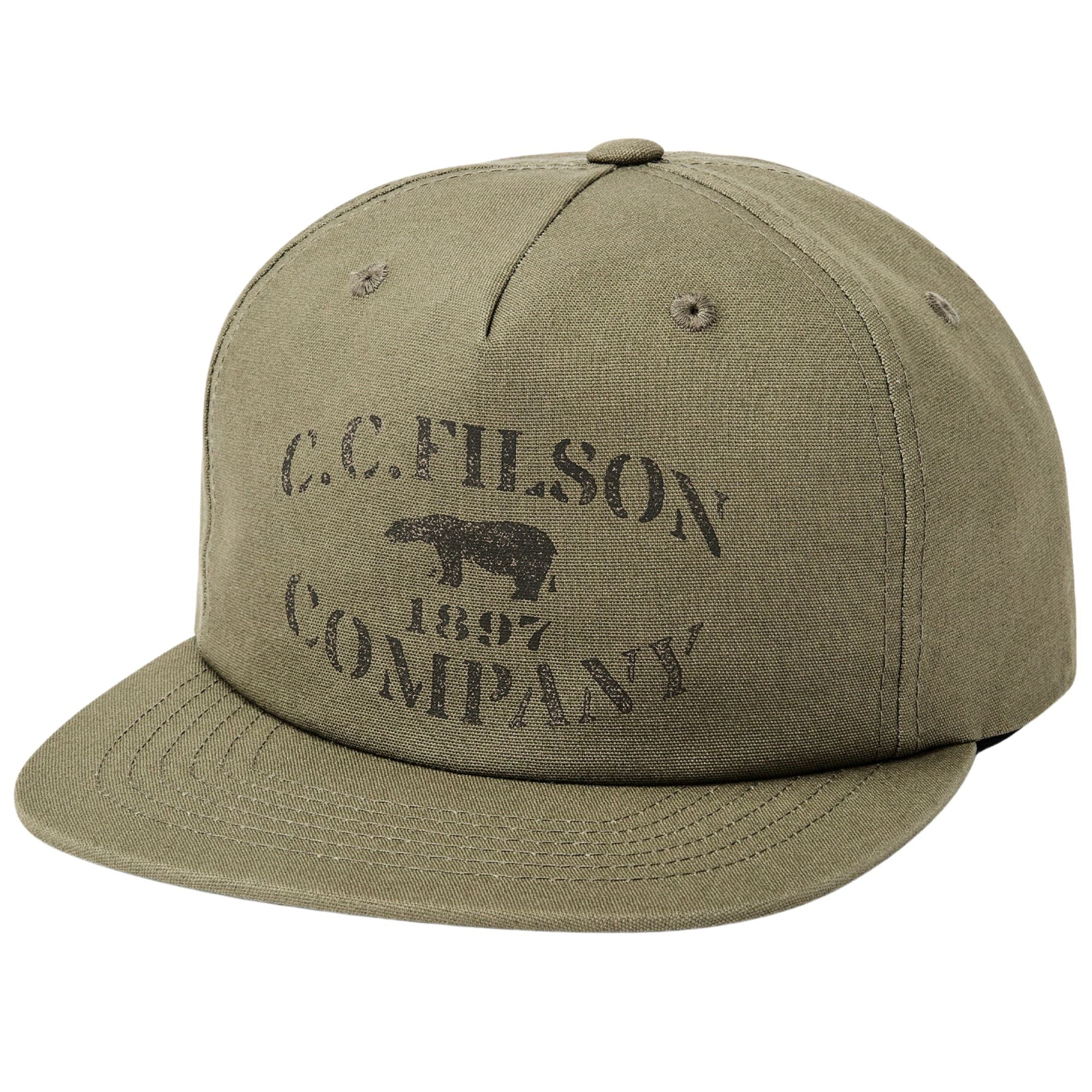 Filson Stencil Trucker Cap - Olive