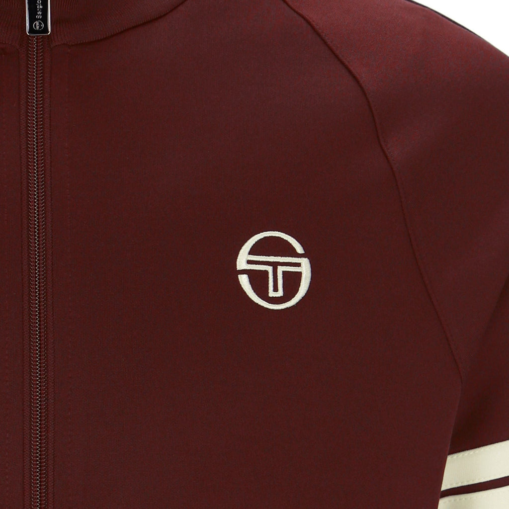 Sergio Tacchini x Stuarts x Stuarts Orion Track Top - Merlot