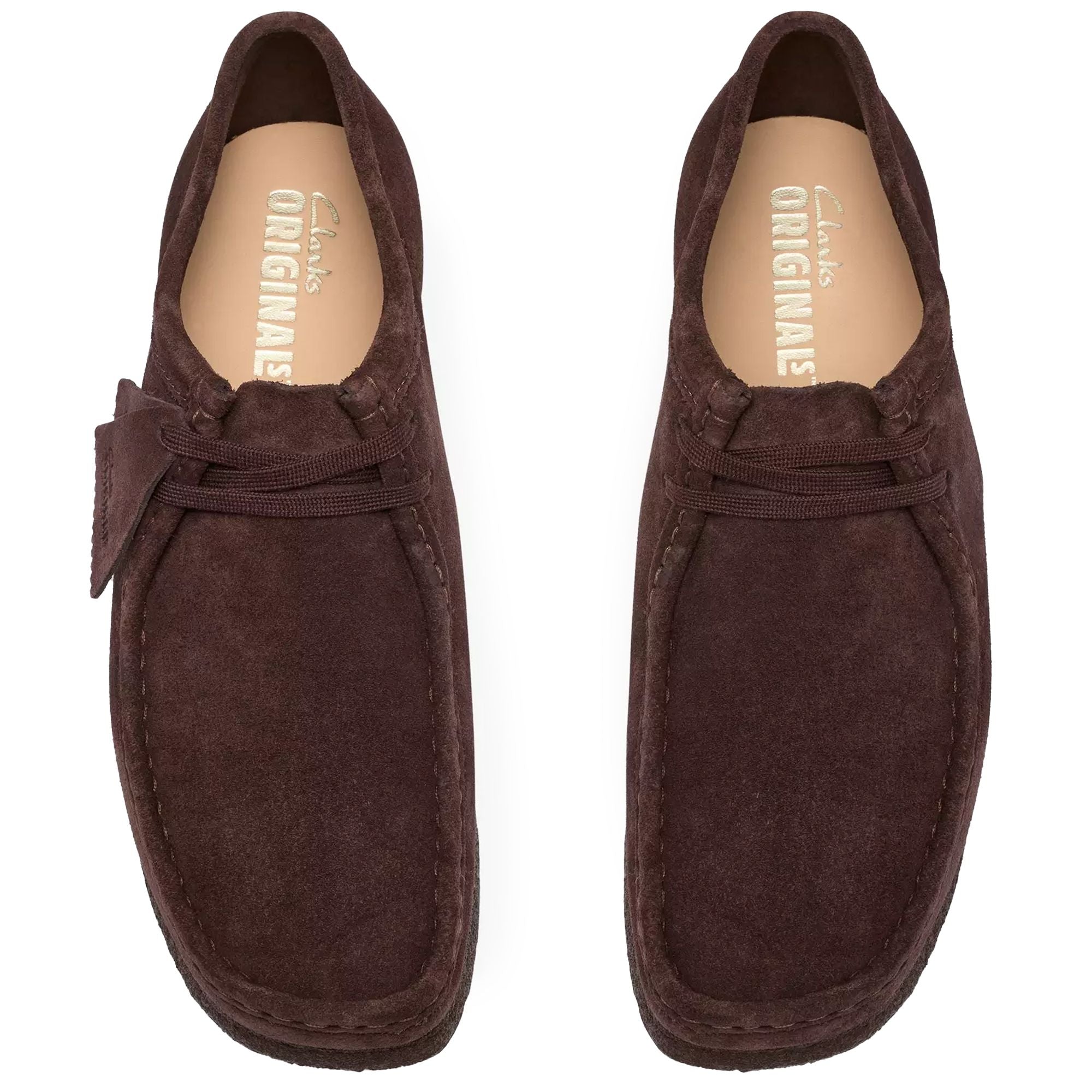 Clarks Originals Wallabee Shoes - Chocolate