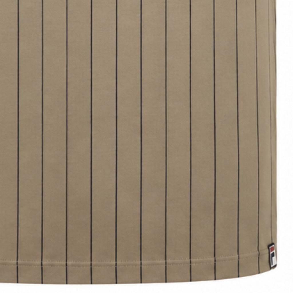 Fila Vintage BB1 Classic Vintage Striped Polo Shirt - Double Cream