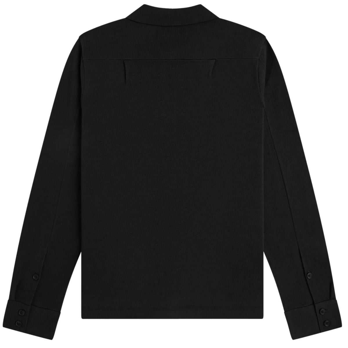 Fred Perry Knitted Overshirt - Black